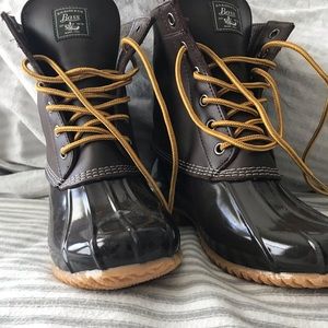G.H. Bass Harlequin Boots Size 8